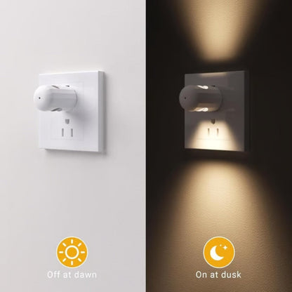 🏡💡Умна LED стенна контактна нощна лампа с функция за автоматично затъмняване
