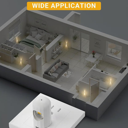 🏡💡Умна LED стенна контактна нощна лампа с функция за автоматично затъмняване