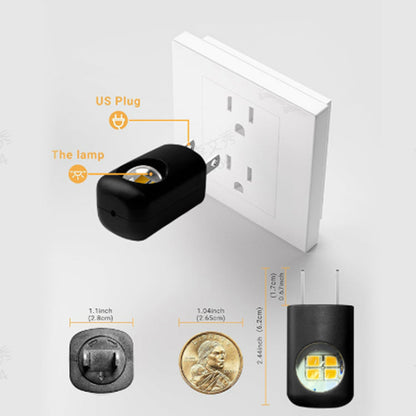 🏡💡Умна LED стенна контактна нощна лампа с функция за автоматично затъмняване