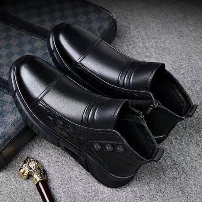 Bequeme Thermoschuhe für Herren, hochgeschlossen, zum Hineinschlüpfen