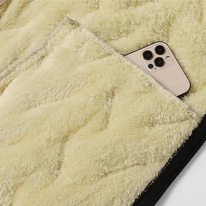 🔥Мъжка зимна топла ватирана ежедневна жилетка