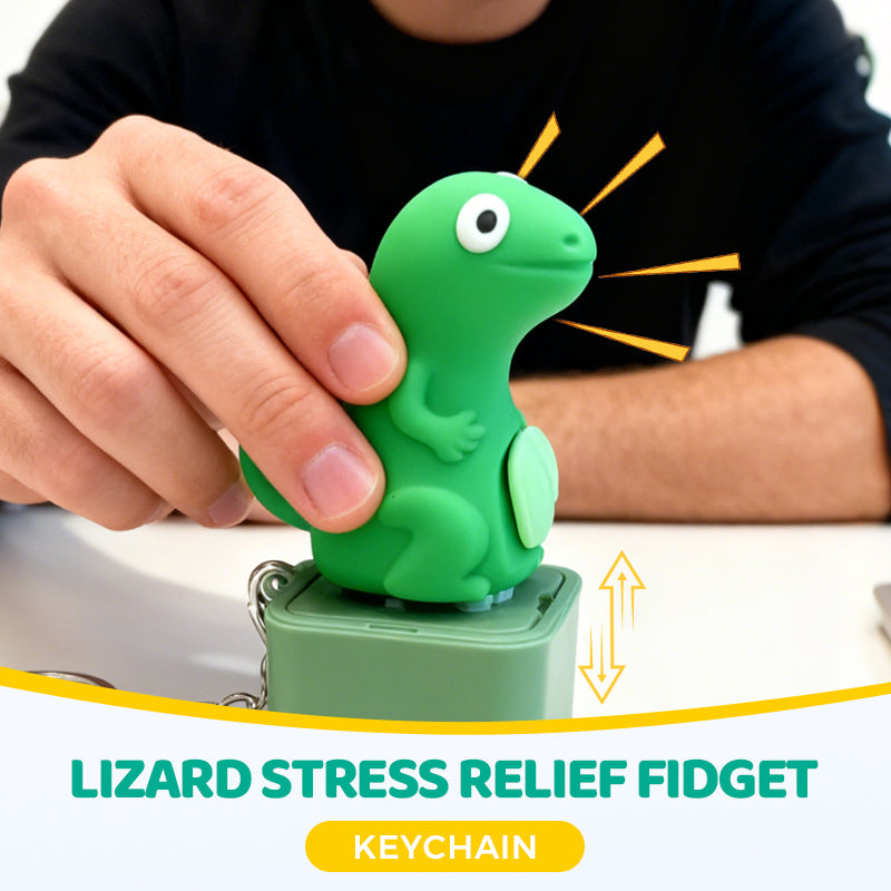 Ключодържател за облекчаване на стреса Lizard Fidget