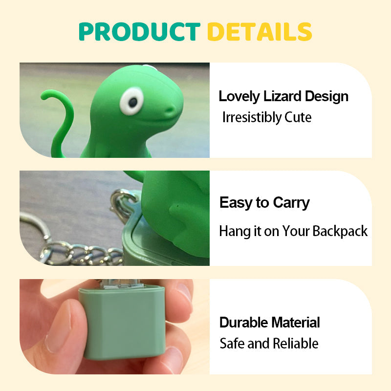 Ключодържател за облекчаване на стреса Lizard Fidget