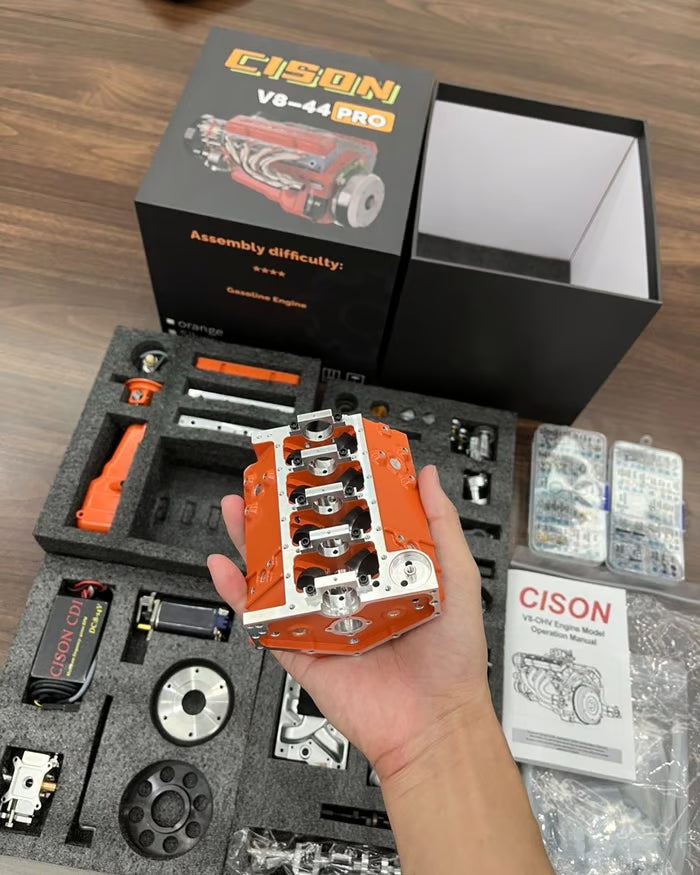 Комплект за сглобяване на двигател Gothimmes V8