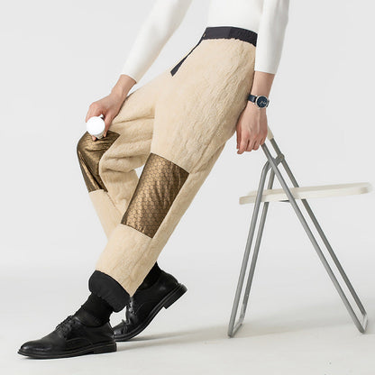 【M-4XL】👖Мъжки зимни изолирани панталони с графенови наколенки