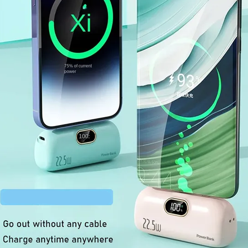 ✨ НАЙ-МАЛКАТА ЗАХРАНВАЩА БАНКА С МАКСИМАЛНА ПОЛЗА! 5000mAh мини банка за заряд на телефон | Компактна, бърза и надеждна – КУПЕТЕ СЕГА!