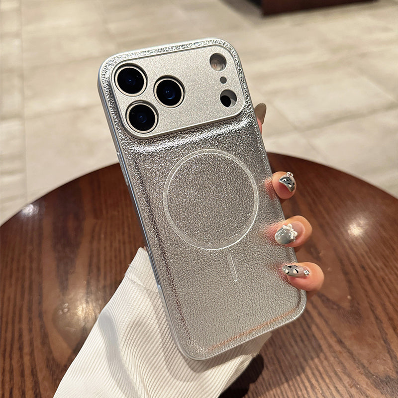 ✨ Умен калъф с магнитно закачане | За iPhone 12, 13, 14, 15, 16, 17 – антиприлепваща повърхност