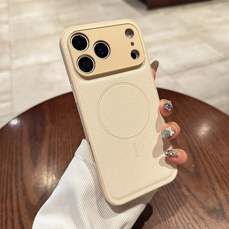✨ Умен калъф с магнитно закачане | За iPhone 12, 13, 14, 15, 16, 17 – антиприлепваща повърхност