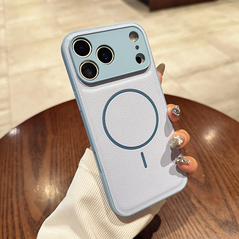 ✨ Умен калъф с магнитно закачане | За iPhone 12, 13, 14, 15, 16, 17 – антиприлепваща повърхност