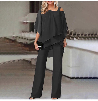Loose and irregular fashion suit for women