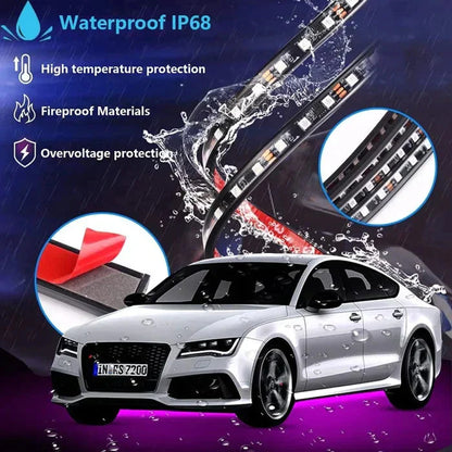 2026 Автомобилни шасита Гъвкави RGB водоустойчиви LED ленти