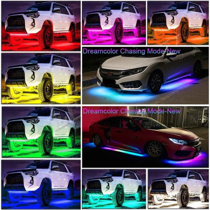 2026 Автомобилни шасита Гъвкави RGB водоустойчиви LED ленти