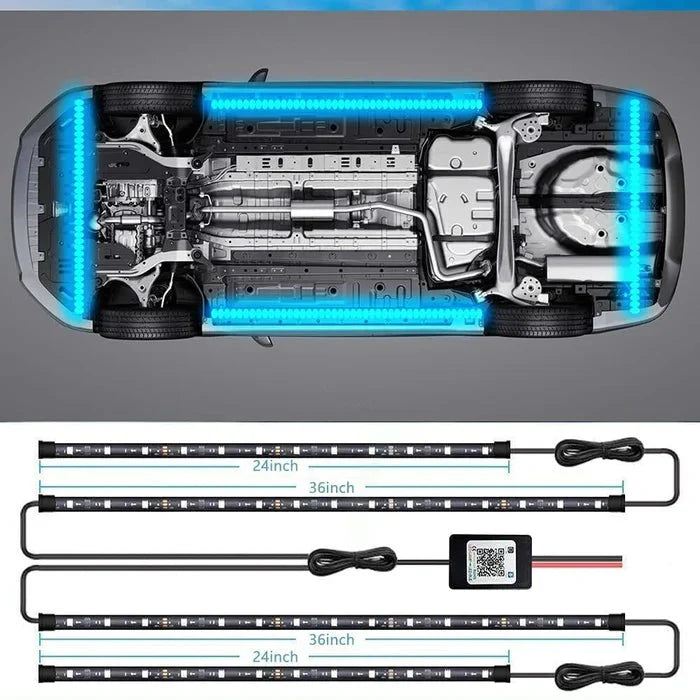 2026 Автомобилни шасита Гъвкави RGB водоустойчиви LED ленти