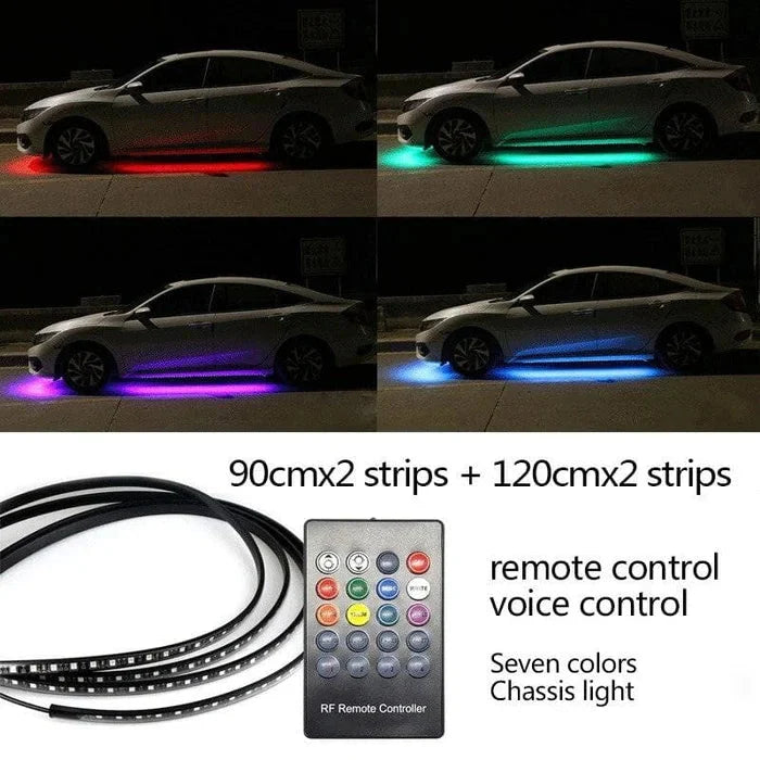 2026 Автомобилни шасита Гъвкави RGB водоустойчиви LED ленти