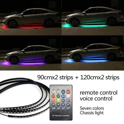 2026 Автомобилни шасита Гъвкави RGB водоустойчиви LED ленти