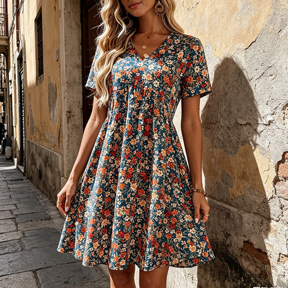 🌸 Лятна рокля с щампа – Носи лятото със себе си! 👗✨