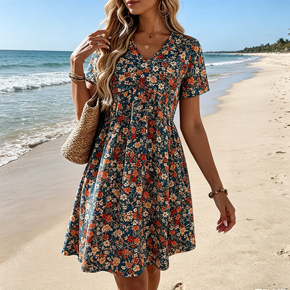 🌸 Лятна рокля с щампа – Носи лятото със себе си! 👗✨