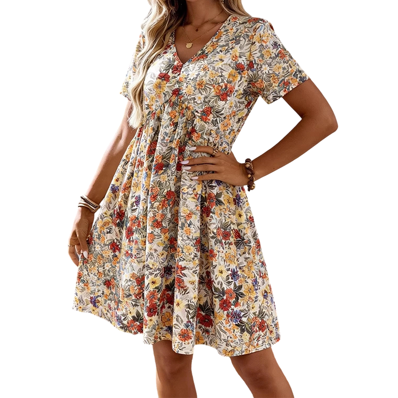 🌸 Лятна рокля с щампа – Носи лятото със себе си! 👗✨